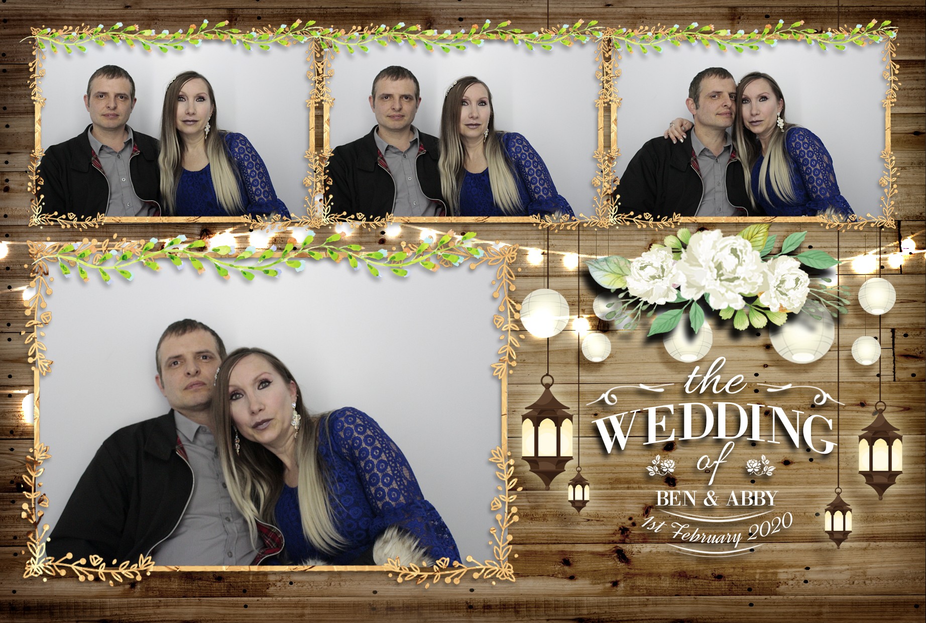 Ben & Abby’s Wedding  | View more photos from the event at gallery.myphotoboothexperience.co.uk/u/MyPhotoBoothExperienceLtd/Ben-Abby’s-Wedding